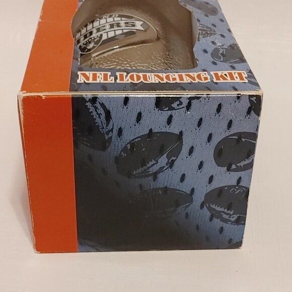 RETRO OAKLAND RAIDERS Football Shaped Glass In Original Package BNIP NFL - Picture 3 of 6